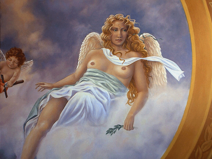 Storm Angel Mural Right side